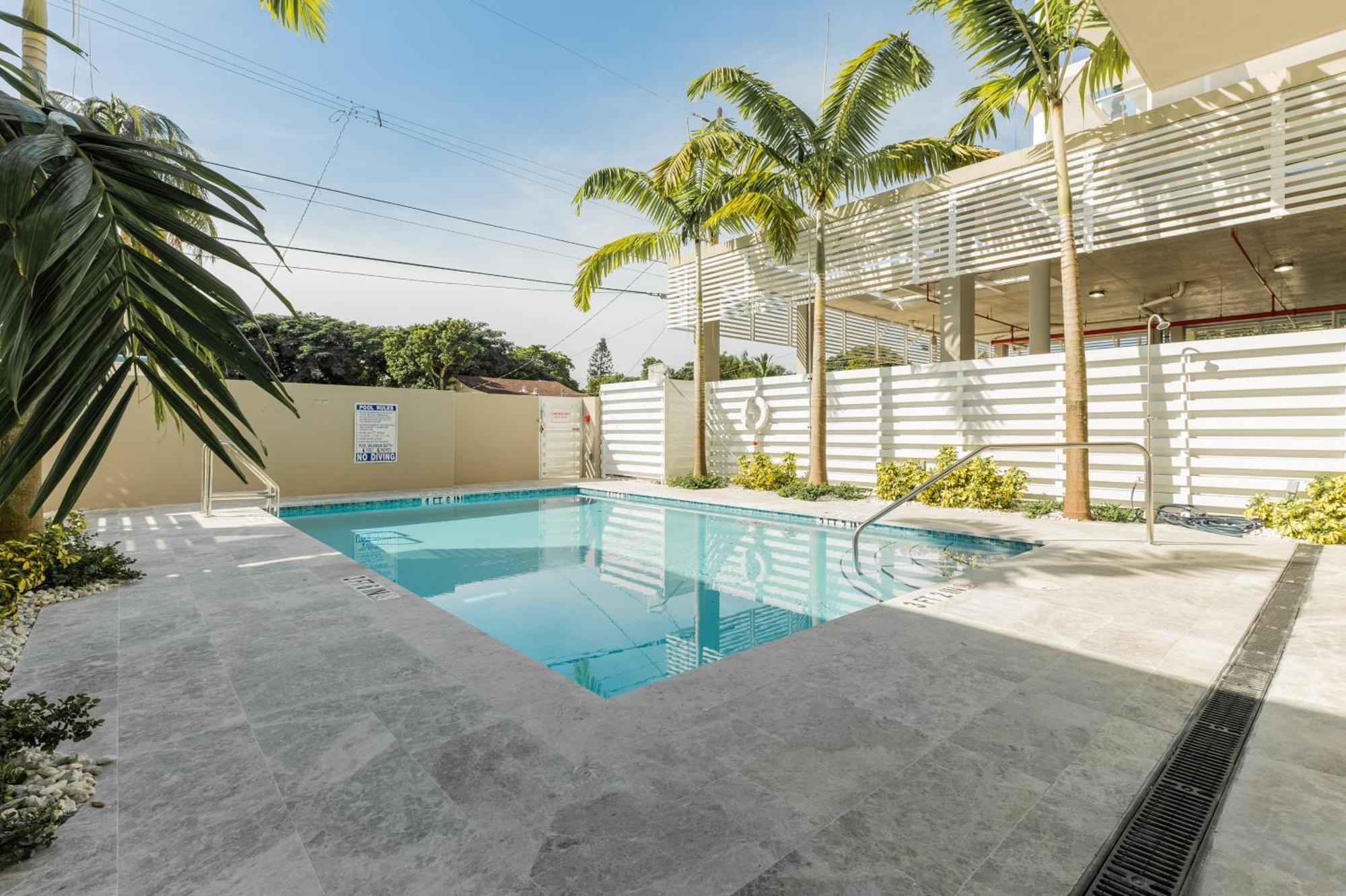 Miami Wood Apart Hotel New 2024 - Private Terrace - Free Garage - Beach 5 Min Hollywood Eksteriør billede